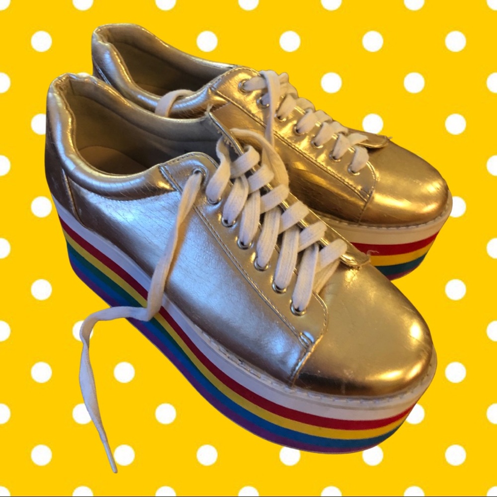 *Forever 21 Rainbow Platforms*